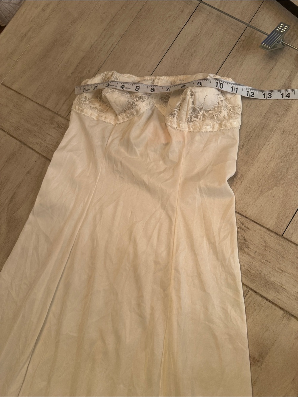 NWT Vintage 50-60s Lace Ivory Fairy Slip Ethereal Dress Size XSmall - Picture 11 of 14